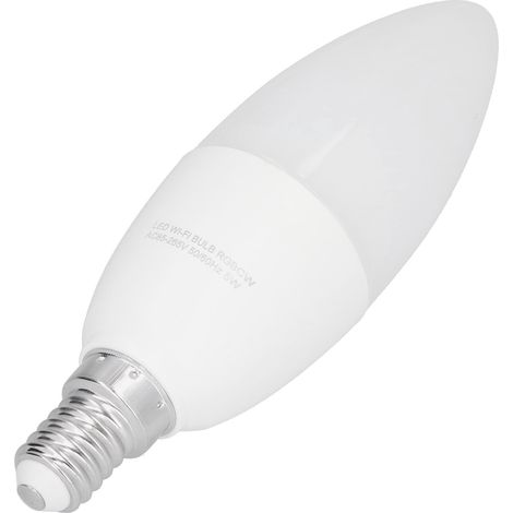 E14 5W RGB Smart-Kerzenbirne mit WLAN-Steuerung und App, AC85-265V 50/60Hz, Smart-Beleuchtung (1/5)