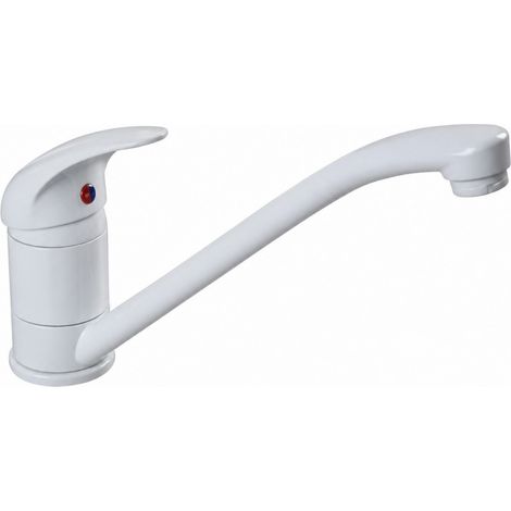 Miscelatore per lavello SANDRI modello OASIS STANDARD Bianco