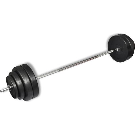 vidaXL Bilanciere con Dischi Set 60 kg