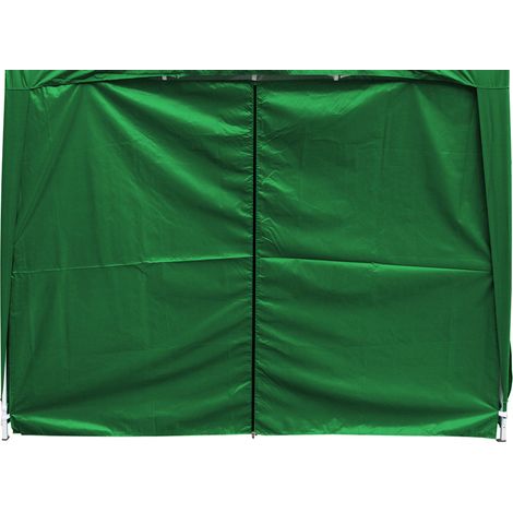2.5x2.5M Pop Up Gazebo Side Panel Wall Only,1 Piece Green with Zipper