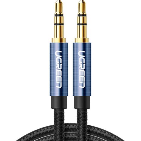 Câble mini-jack 3,5 mm ugreen AV122, AUX, 1 m (noir)