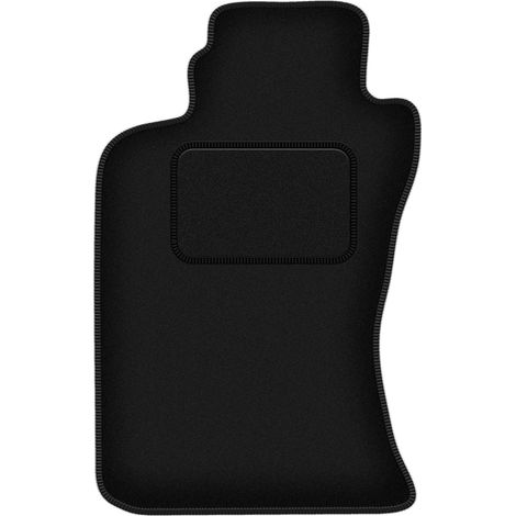 Alfombrilla de terciopelo para el conductor para: Toyota Celica VI coupé (1993-2000) negra