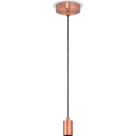 Paco Home Lámpara Techo Salón Comedor Luminaria Suspensión Mesa Comedor Moderna Colgante Cobre pulido, 1er Lámpara colgante