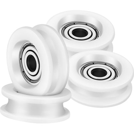 teiliges U Nut Nylon Rollenset Rollenlager für Schiebetüren