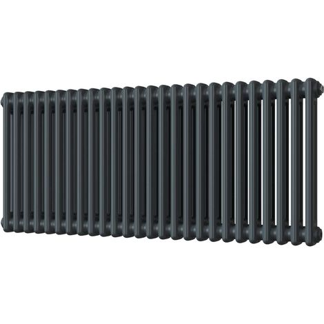 Alpha - Anthracite Column Radiator H500mm x W1164mm 2 Column