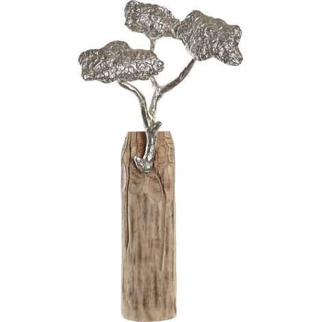 Figura Mango Aluminio 26X11X51 Arbol Marron FD194121 (1/3)
