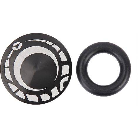 Manivelle Creuse en Alliage d'Aluminium Noir pour VTT - Accessoire Vélo Anti-Poussière (1/5)