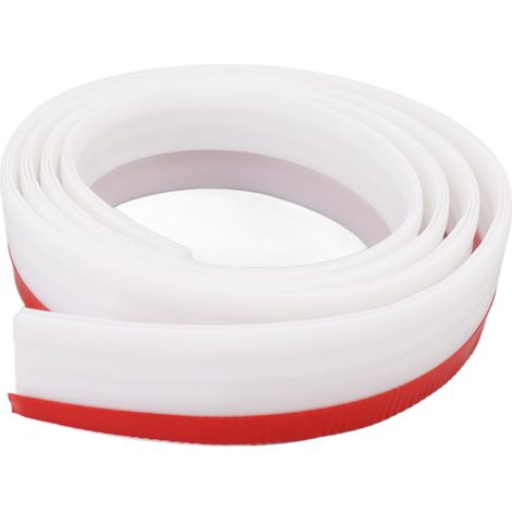 Ruban d'étanchéité porte TPE épaissi autocollant anti-courant d'air anti-poussière insonorisé isolation thermique balai de porte 2m blanc (1/5)