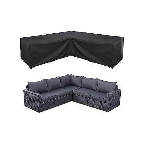Ecksofa-Schutzhülle, wasserdichte Gartenmöbel-Schutzhülle, Schutzhülle für Outdoor-Eckmöbel