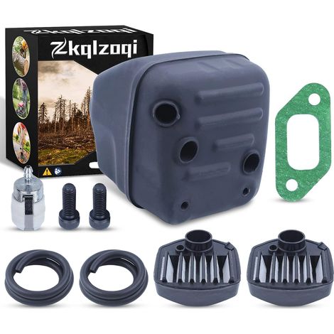 Kit de silencieux d'échappement, pour Husqvarna 357 359 357Xp, 503917601 537010901 (1/5)