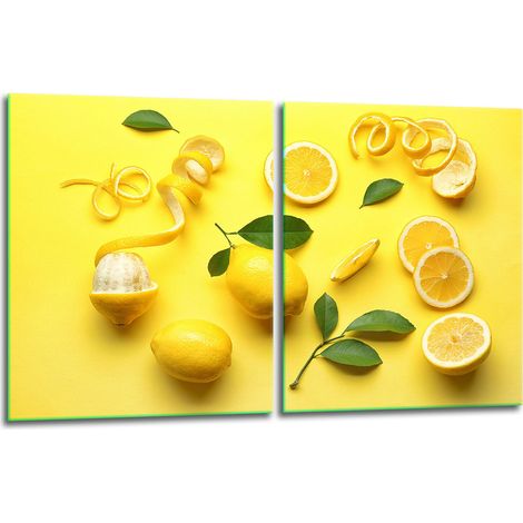 2 plaques de protection en verre pour cuisinière 40x52 fruits (1/5)