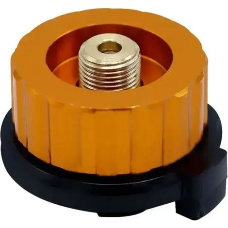 Convertisseur pour réchaud à gaz de camping extérieur, connecteur de brûleur à gaz, adaptateur de réservoir de gaz en aluminium, adaptateur de recharge de propane pour réchaud de pique-nique extérieur (1/5)
