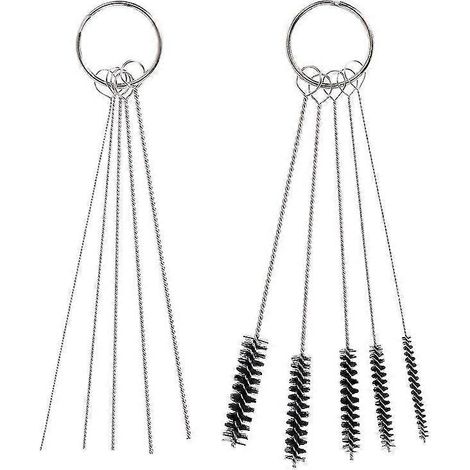 Brosse de nettoyage pour tubes, goupillon, petite brosse à bouteille, goupillon en nylon, goupillon pour pailles, kit de nettoyage pour carburateur (1/5)