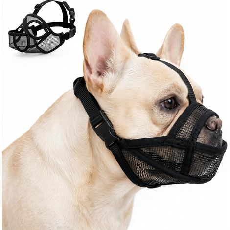 Muselière Respirante Anti Morsure pour Chien 31-59cm Ajustable (1/5)