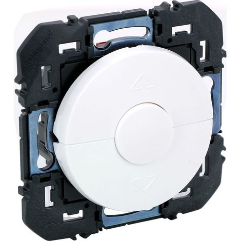 Legrand – Poussoir pour volets roulants Dooxie – Mécanisme 73mm – Tension 250V – Courant 6A – Coque de protection chantier (1/4)