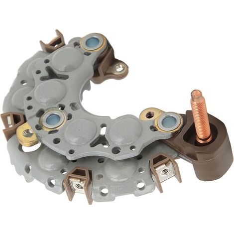 Rectificador de alternador de aleación de aluminio resistente y a prueba de rayones 021580 4850, repuesto para S2000 2.0L 2000 a 2009 -Crezuo