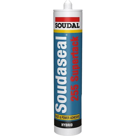 Cartouche hybride Soudaseal 255 Supertack - Soudal - Noir