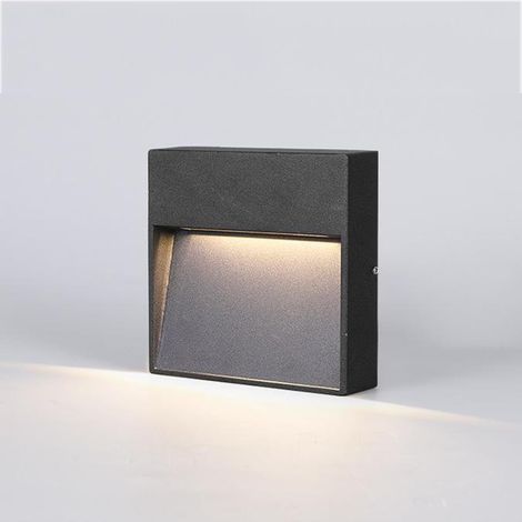 Lumière d'escalier extérieure étanche IP65 Éclairage paysager 3 W enterré Éclairage de jardin pour terrasse, allée et marches et économe en énergie (1/5)