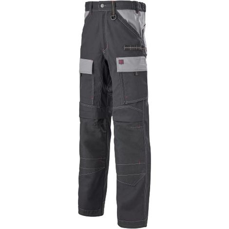 Pantalon de travail multipoches RULER WORK ATTITUDE noir/gris T6 - LAFONT - LA-1ATTUP-6-2988-6 (1/4)