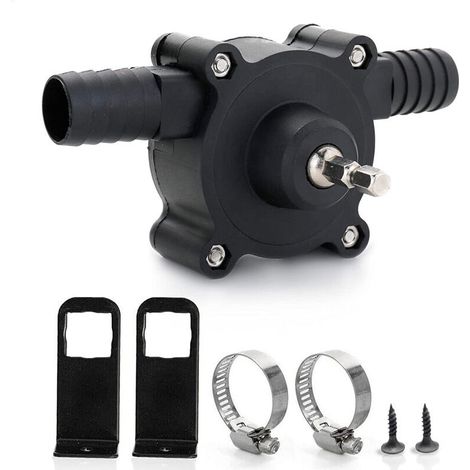 Elektrische Bohrmaschinenpumpe, Mini-Wasserpumpe, handgeführte elektrische Bohrmaschinenpumpe, tragbare selbstansaugende Pumpe, Haushaltsbohrmaschinenpumpe, kleine Wasserpumpe für Haus und Garten, 6,3