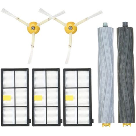 Alovez - Lot de 7 Kit d'Accessoires de Remplacement pour Irobot Roomba 800 & 900 Series 860 861 864 805 866 870 880 890 891 894 960 961 964 966 980 Aspirateur - Brosse Extracteur de Débris Sans Ench (1/5)