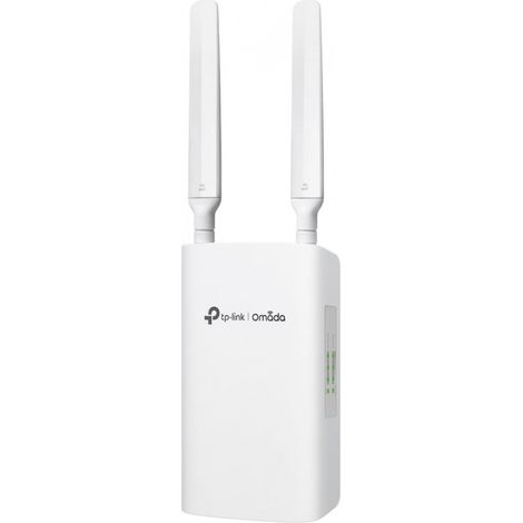 tp-link TP-Link Omada ER703WP-4G-Outdoor Passerelle 4G+ Cat6 AX3000 Wi-Fi 6 extérieur/intérieur, PoE++ ou adaptateur d'alimentation, ports Gigabit, 4G, prise en charge VPN multi-protocoles, gestion (E