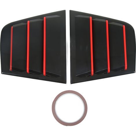 Paire d'Évents d'Aération Latéraux en ABS pour Fenêtres de Voiture, Store Pare-Soleil de Remplacement pour Dodge Charger 2015-2022 (1/5)