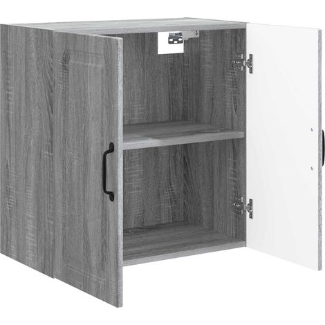 Armadietto a muro Mobiletto a muro Sonoma grigio 59 x 31 x 60 cm DAS953518 (1/5)