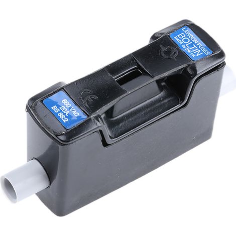 Porte-fusible monté sur rail taille A1 RS PRO 20A 660V ( Prix pour 1 ) (1/2)