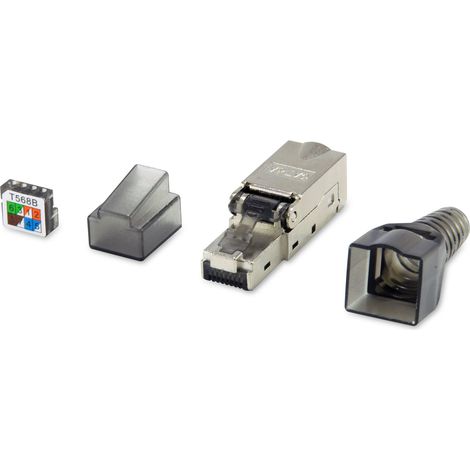 Equip Steckverbinder RJ45 Cat6A 5er Set, geschirmt werk.frei