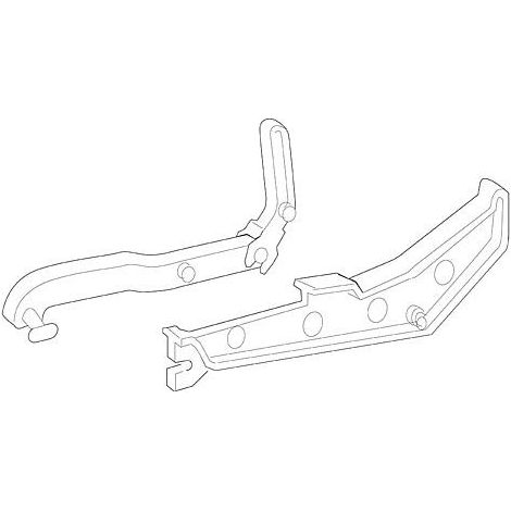Levier pour cloche Corallo commande 1+2 2 touches