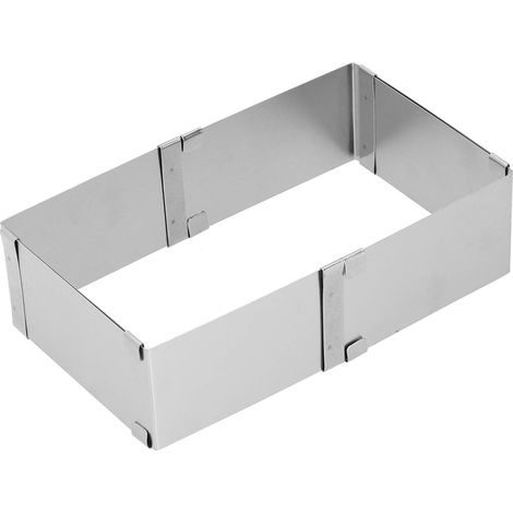 Adjustable Stainless Steel Mousse Ring for Pastry (1/5)