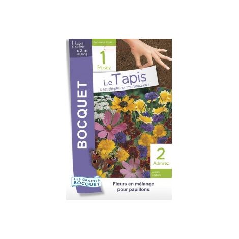 Tapis de graines de fleurs à papillons en mélange - 15g