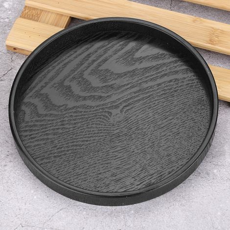 Plateau de service bois 24 cm - aspect esthétique pour restaurant - bois naturel de qualité - haute qualité garantie (1/5)