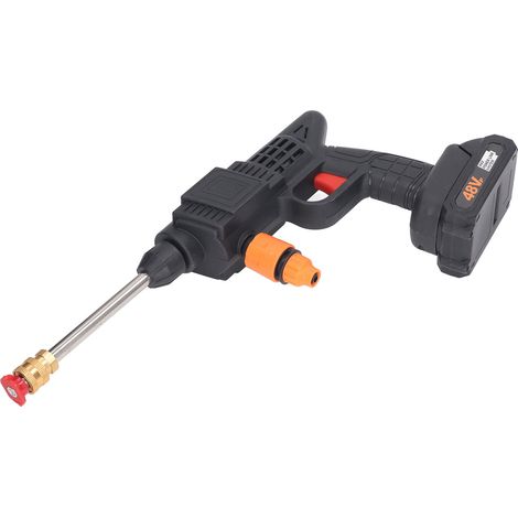 Tragbarer, kabelloser Hochdruckreiniger, Lithium-Ionen-Wasserpistole für Auto und Gartenbewässerung, 100–240 V mit EU-Stecker (1/5)