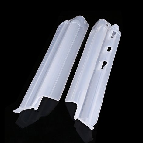 Protections de fourche de moto (blanches) pour Kawasaki KLX650 et KLX250R. (1/5)