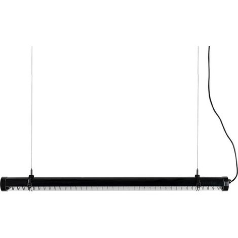 SCUBA LOUVER 1200 Lampada a sospensione nera 36W