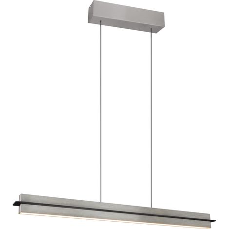 TRIO LED-Pendelleuchte EMERSON 346710107, 22 W, 2500 lm, nickel (1/5)
