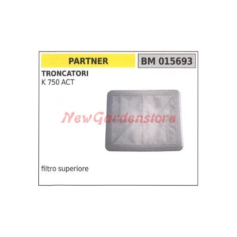 Filtro de aire superior PARTNER para tronzadora K 750 ACT 015693