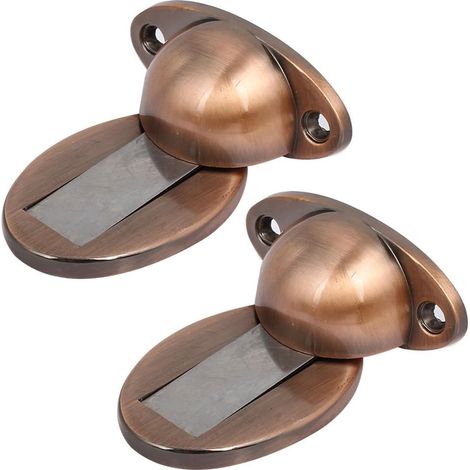 Home Office Tür Metall Dome Shaped Magnetverschlüsse Halter Kupfer (1/4)