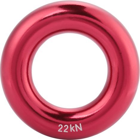 Mousqueton de sécurité 25KN pour escalade et sauvetage, boucle en D, équipement extérieur (Orange) (1/4)
