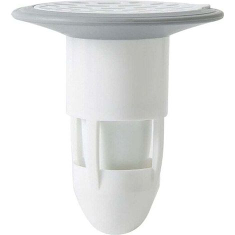 Siphon de Sol Filtre d'égout, Bouchon d'égout, connecteurs Anti-odeurs pour Le Drainage du Sol de la Douche pour Salle de Bain Pas de Filtre adapté aux fuites de Bain-Cuisine tuyaux (Blanc) (1/3)