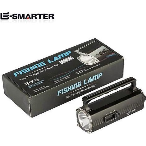 Lampe torche de plongée ultra-lumineuse, portable et étanche IPX8, longue portée, 800 lumens.