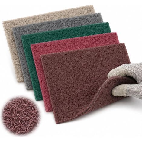 Tampons de Ponçage 5 Pièces 150 x 230 mm, Grains 3000 1500 1000 800 600, Papier Abrasif Pour Métal Bois Inox Polissage (1/5)