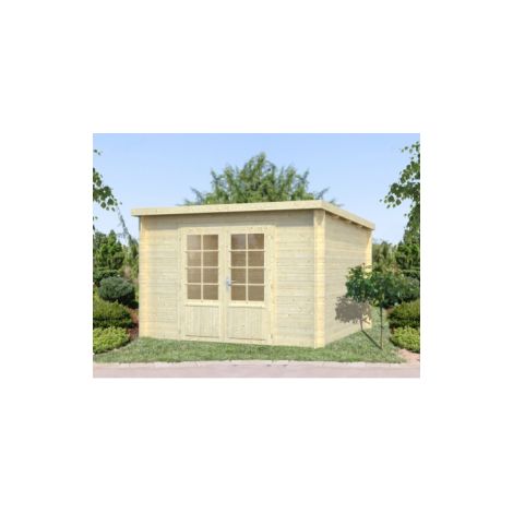 CASETTA DA GIARDINO IN LEGNO D' ABETE NORDICO(28mm) - cm 320x320cm -PAVIMENTO ESCLUSO- ITALFROM110 (1/2)