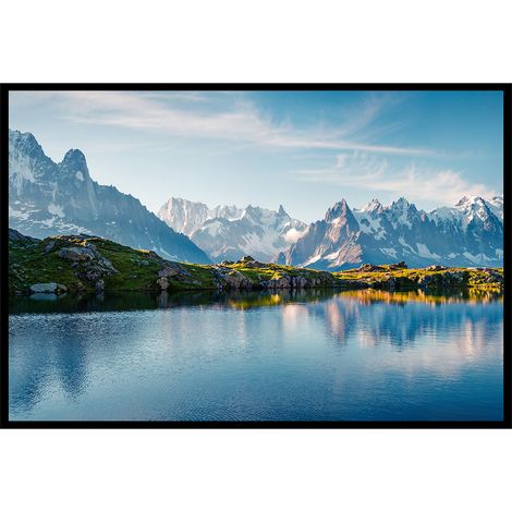 Affiche encadrée Lac de montagne (1/5)
