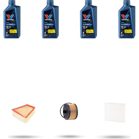 Kit tagliando 3 FILTRI e 4L OLIO compatibile con Renault Megane IV 1.0 Tce 115 84kw dal 2020 (1/5)