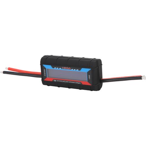Analyseur de puissance numérique 150 A pour batterie, moniteur de puissance haute précision pour modèles réduits d'avions radiocommandés (1/5)