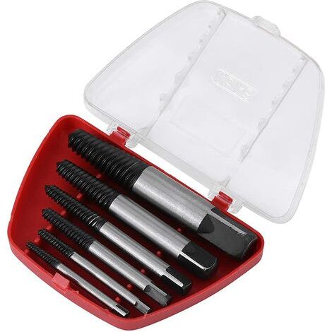 Stud Extractor Set, 6pcs 4-25mm Screw Extractor for Damaged Bolts or Screws (1/5)