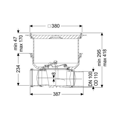 KESSEL 700100.10X Tuyau de nettoyage Staufix